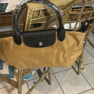 Le Pliage Energy S Recycled Canvas Tan Tote